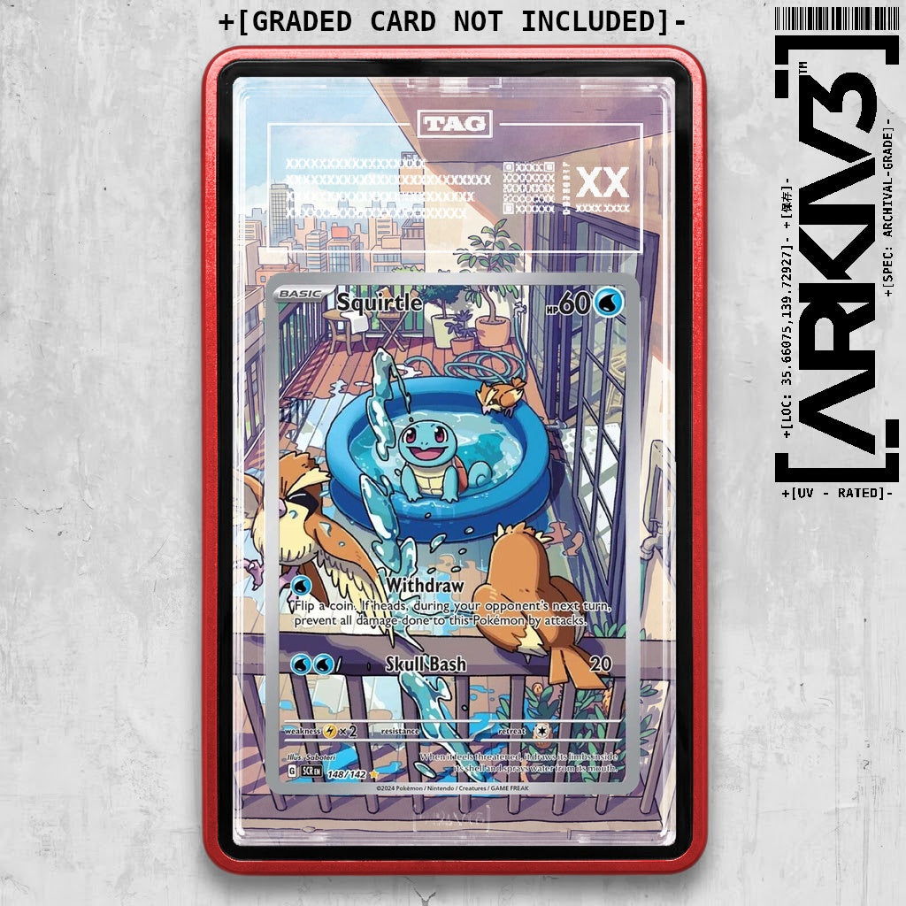 ARKIV3 TAG graded front - Red