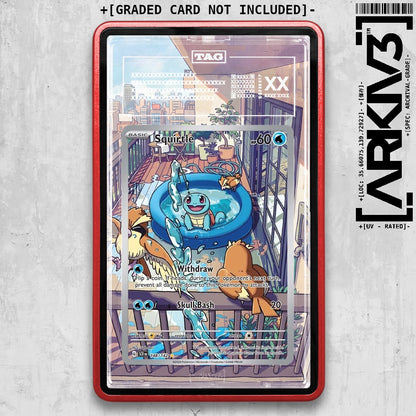 ARKIV3 TAG graded front - Red