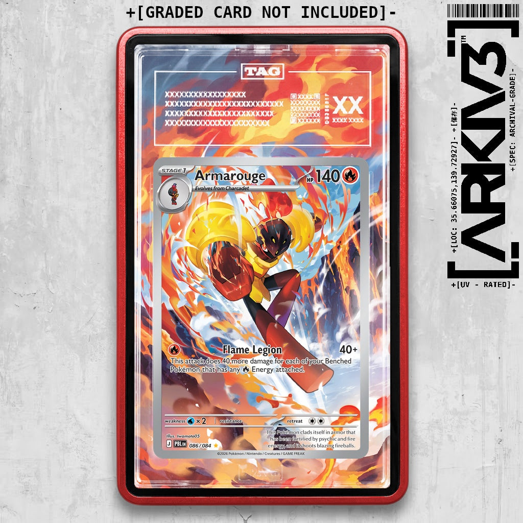 ARKIV3 TAG graded front - Red