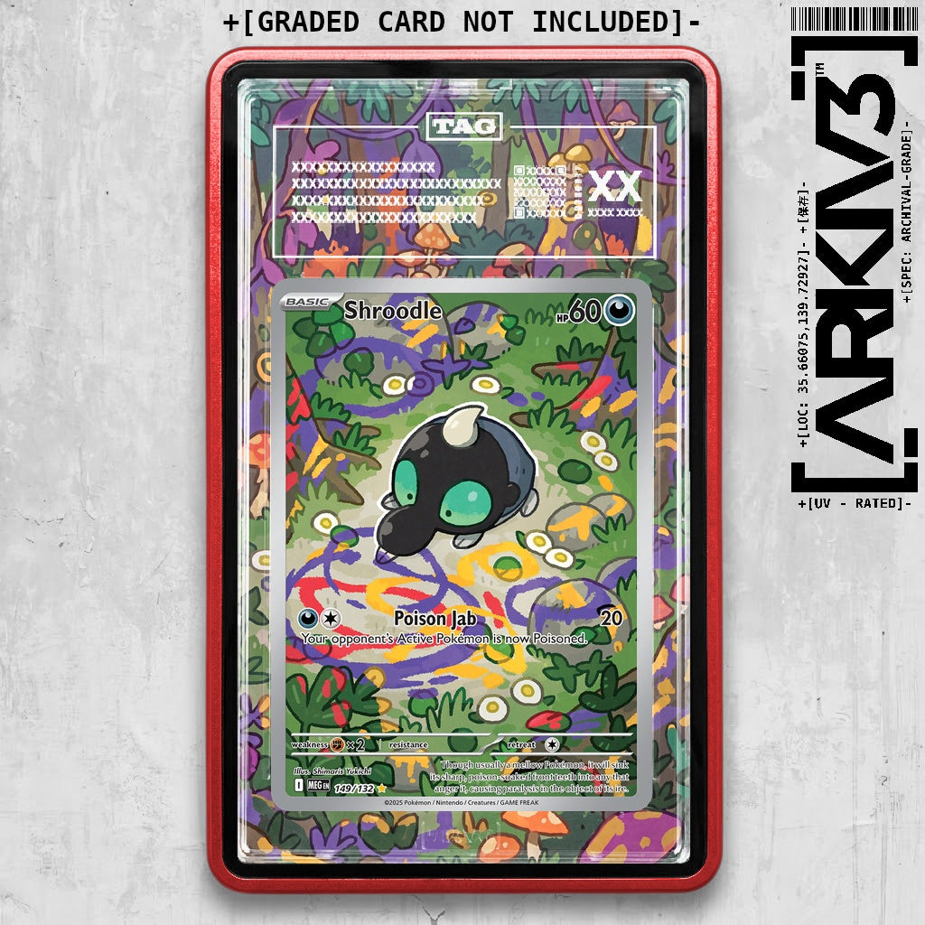 ARKIV3 TAG graded front - Red