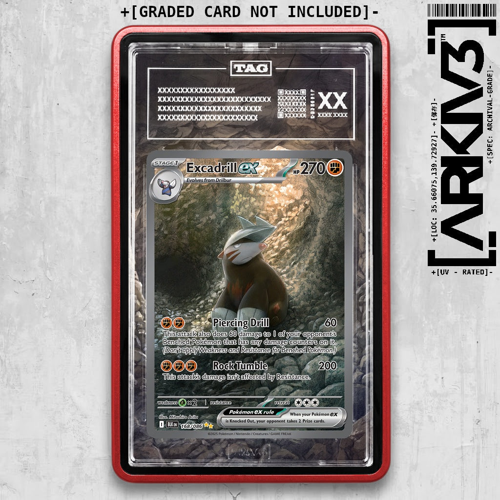 ARKIV3 TAG graded front - Red