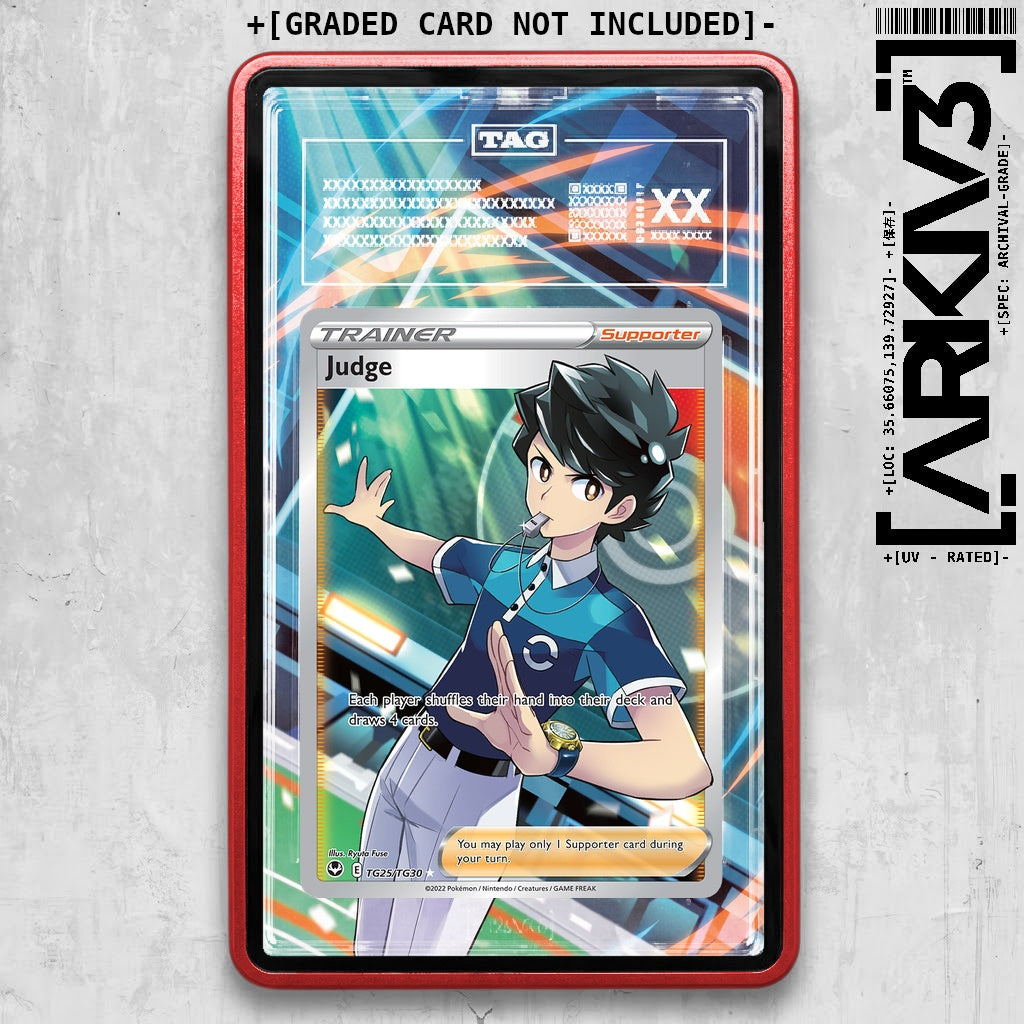 ARKIV3 TAG graded front - Red