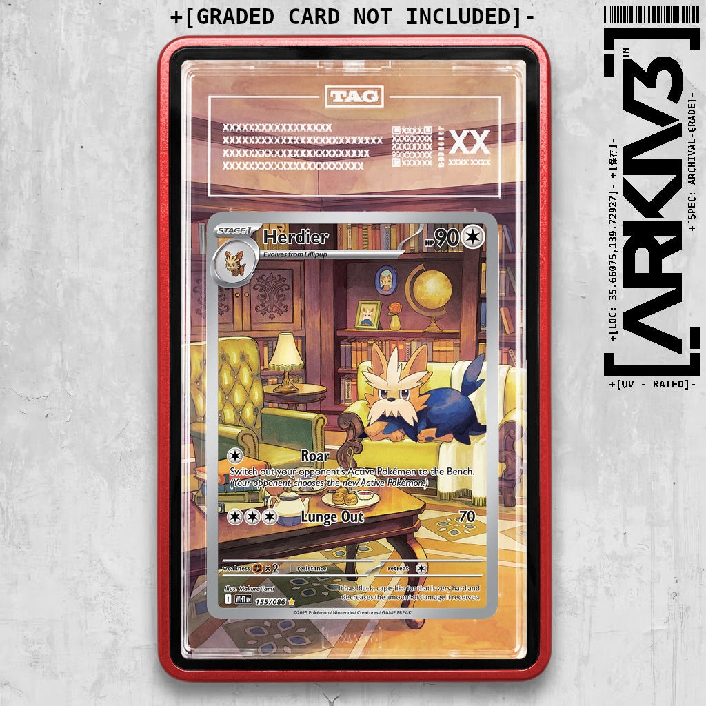 ARKIV3 TAG graded front - Red