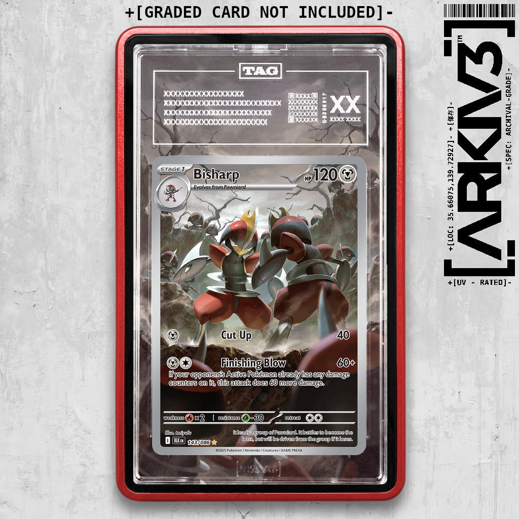 ARKIV3 TAG graded front - Red