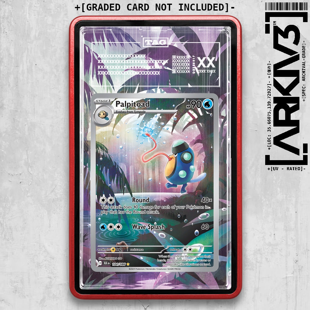 ARKIV3 TAG graded front - Red