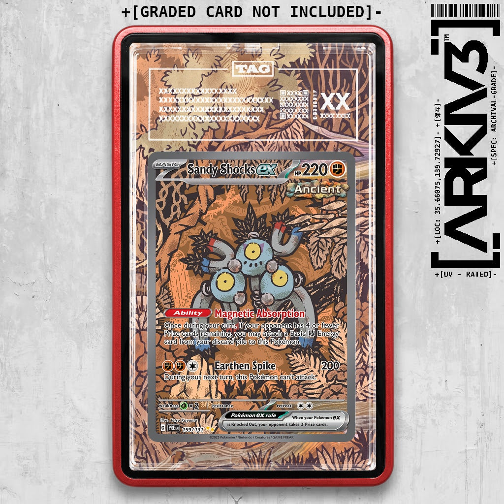 ARKIV3 TAG graded front - Red