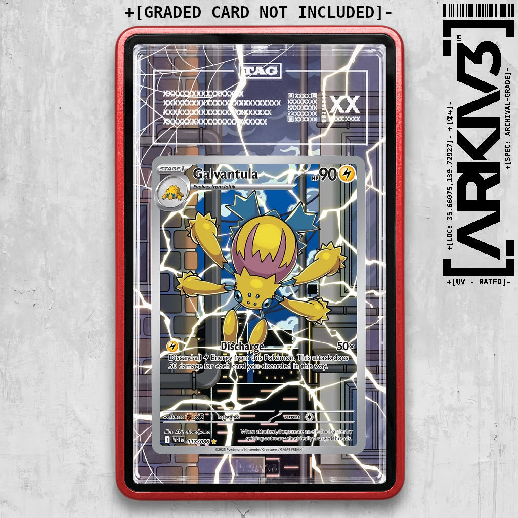 ARKIV3 TAG graded front - Red
