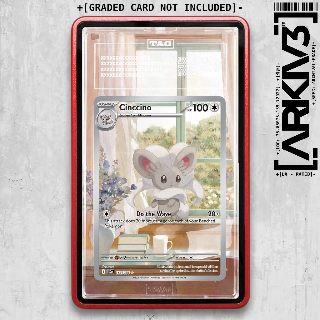 ARKIV3 TAG graded front - Red