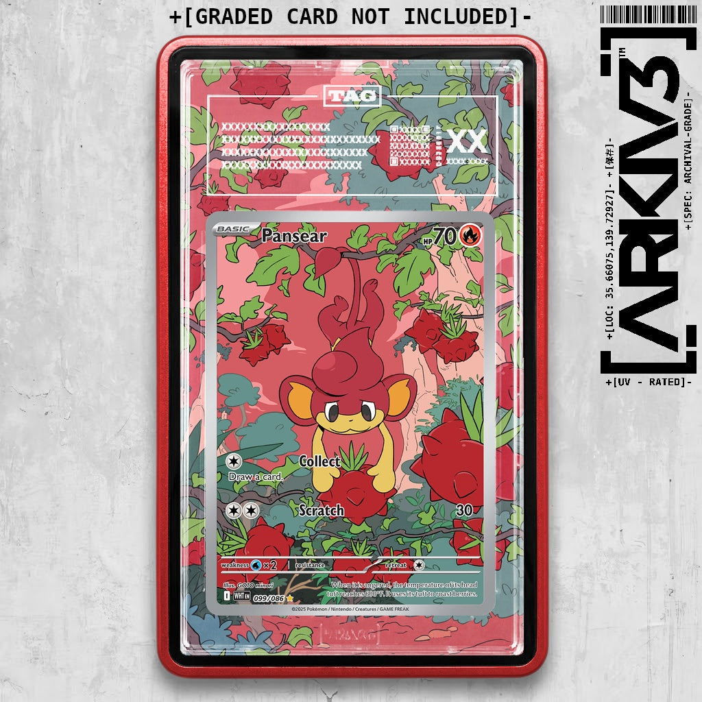 ARKIV3 TAG graded front - Red