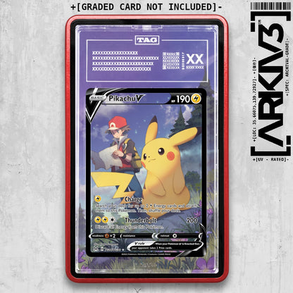 ARKIV3 TAG graded front - Red