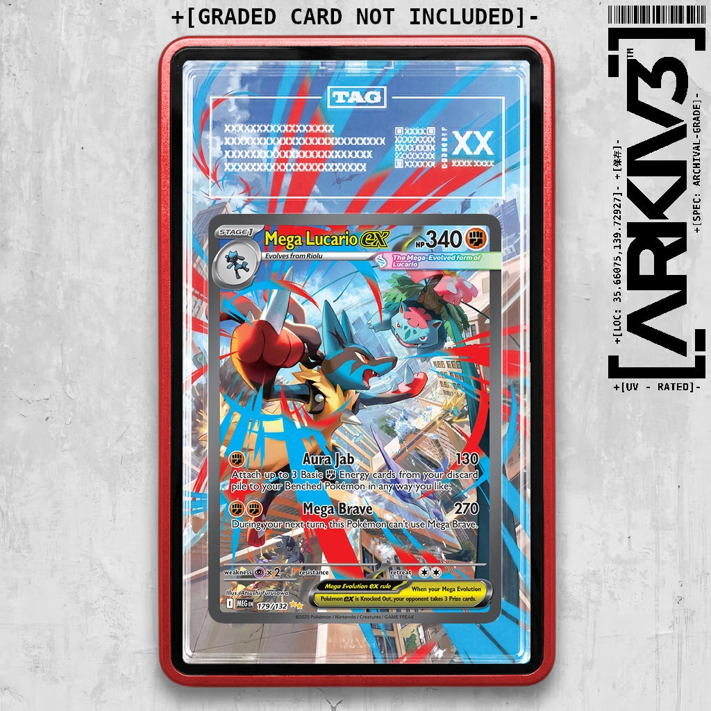 ARKIV3 TAG graded front - Red