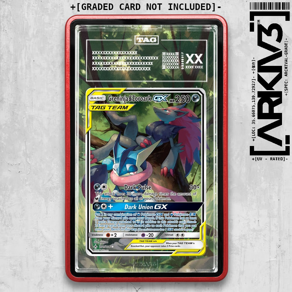 ARKIV3 TAG graded front - Red