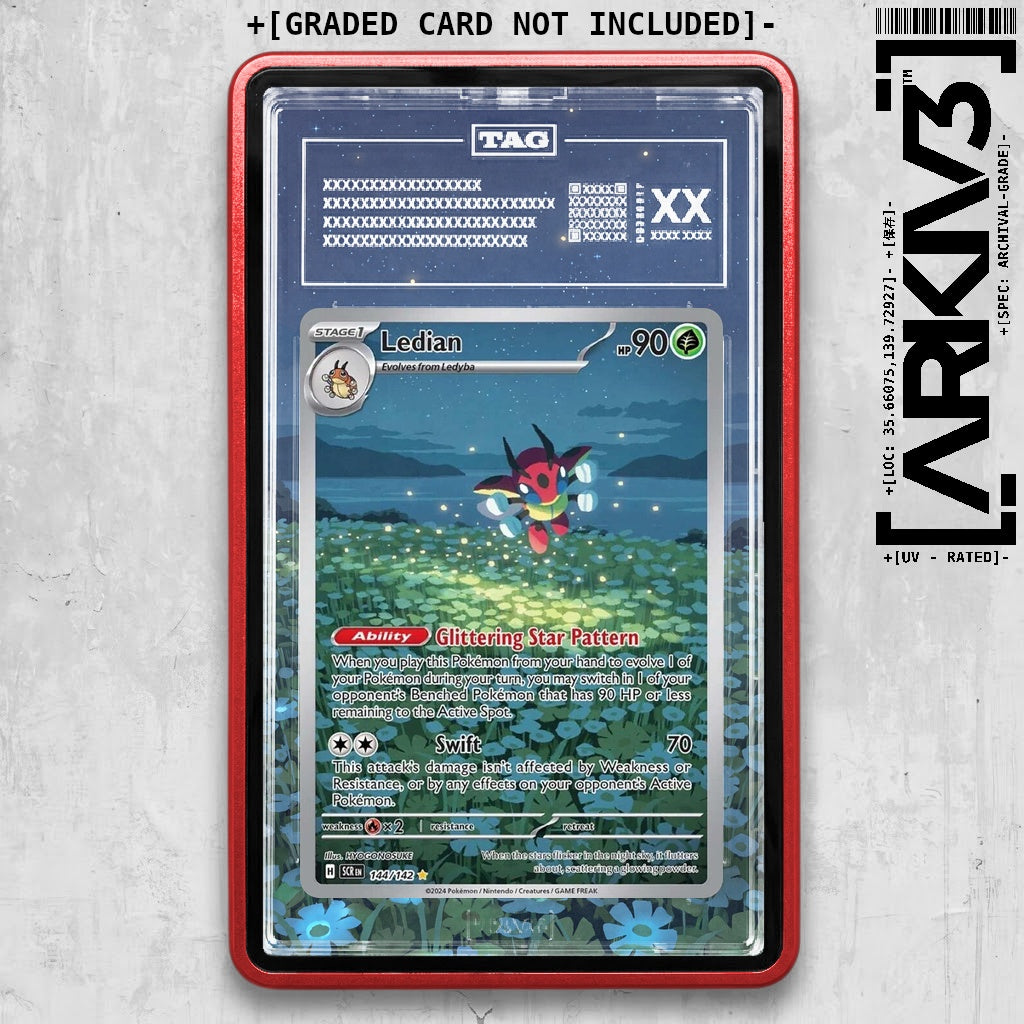 ARKIV3 TAG graded front - Red
