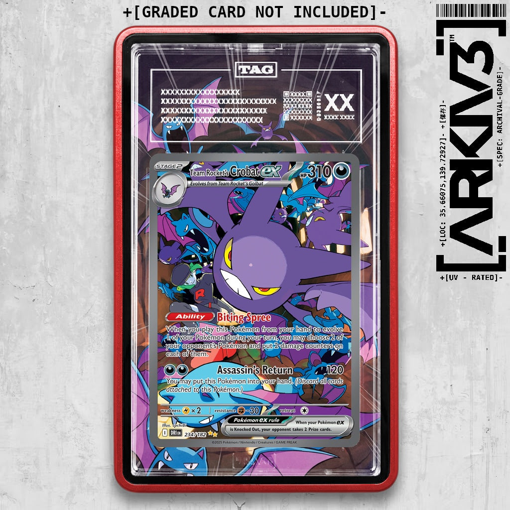 ARKIV3 TAG graded front - Red