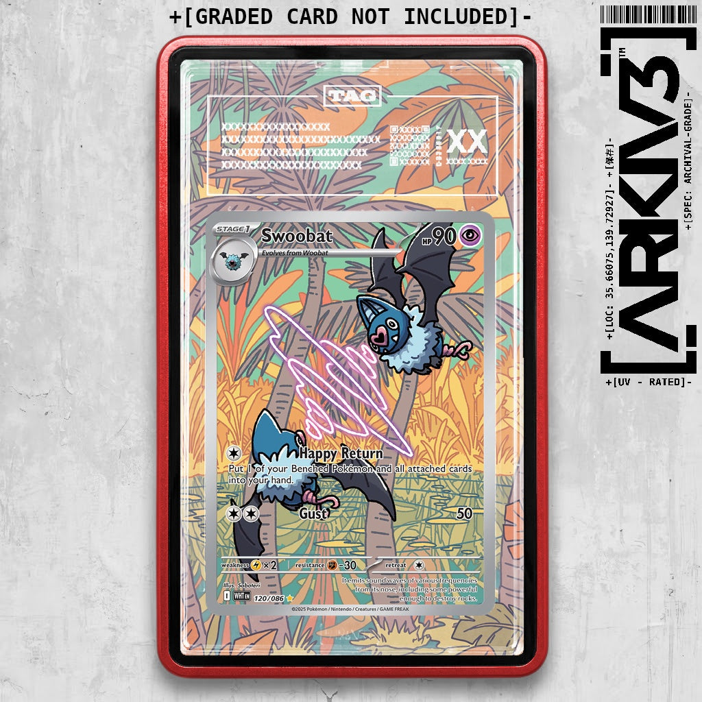 ARKIV3 TAG graded front - Red