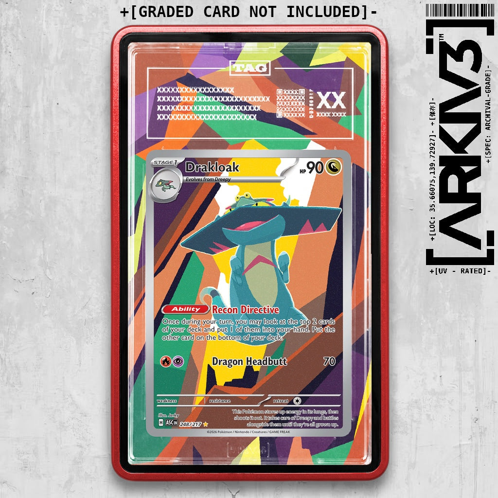 ARKIV3 TAG graded front - Red