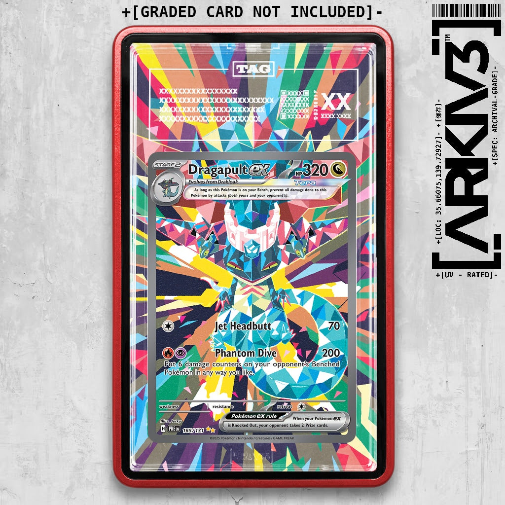 ARKIV3 TAG graded front - Red