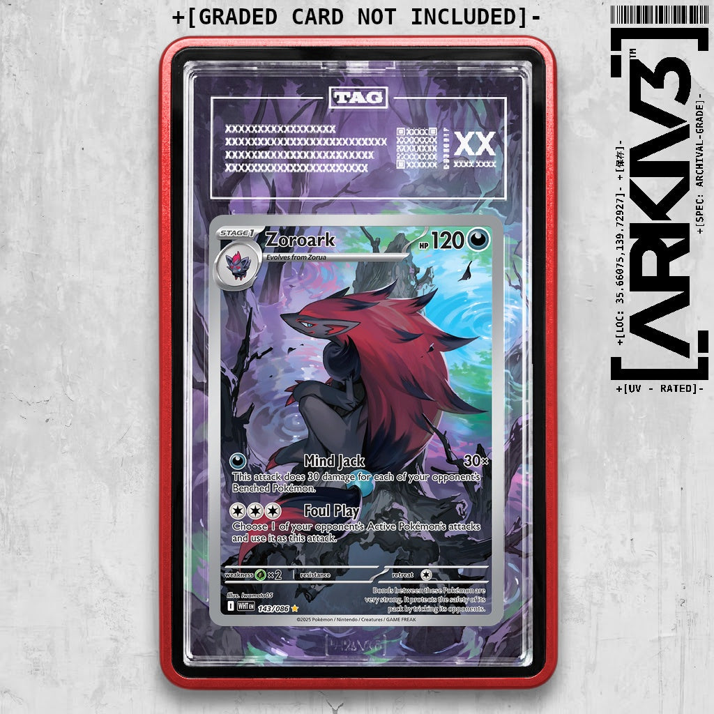 ARKIV3 TAG graded front - Red