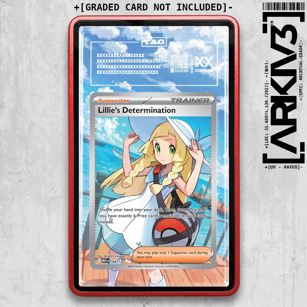 ARKIV3 TAG graded front - Red