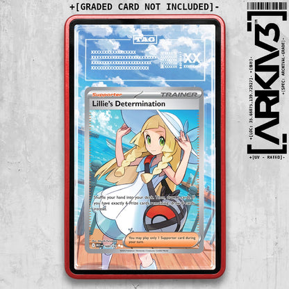ARKIV3 TAG graded front - Red