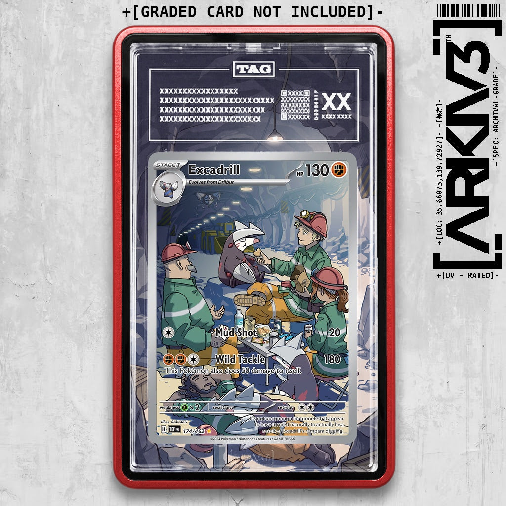 ARKIV3 TAG graded front - Red