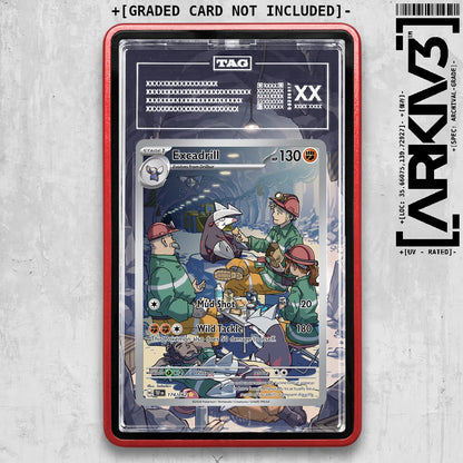 ARKIV3 TAG graded front - Red