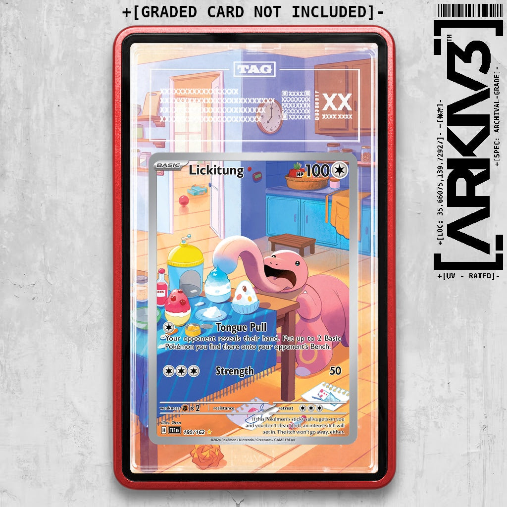 ARKIV3 TAG graded front - Red