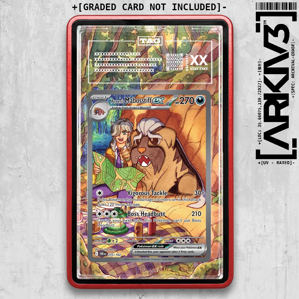 ARKIV3 TAG graded front - Red
