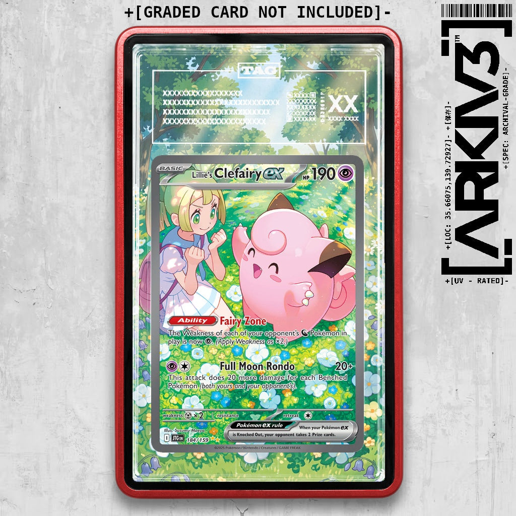 ARKIV3 TAG graded front - Red