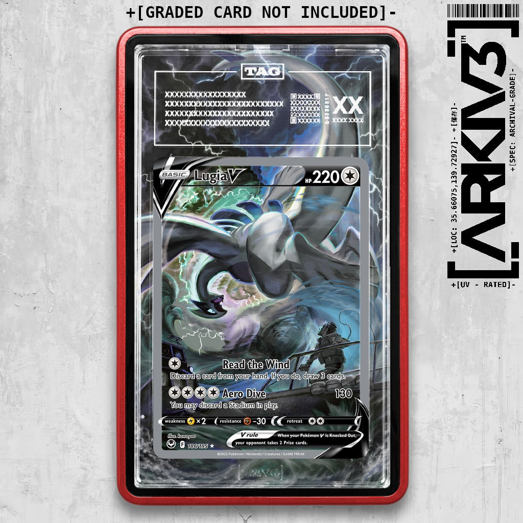 ARKIV3 TAG graded front - Red