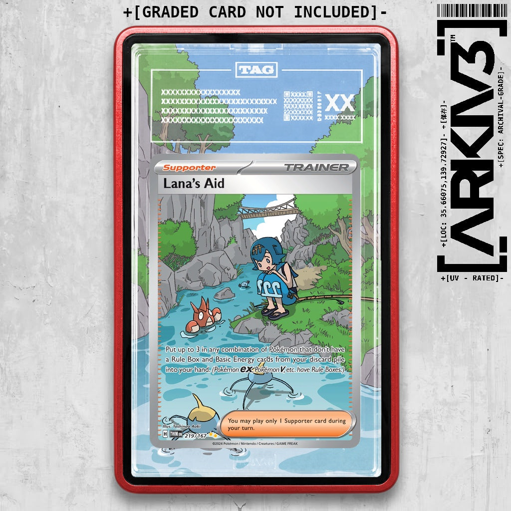 ARKIV3 TAG graded front - Red