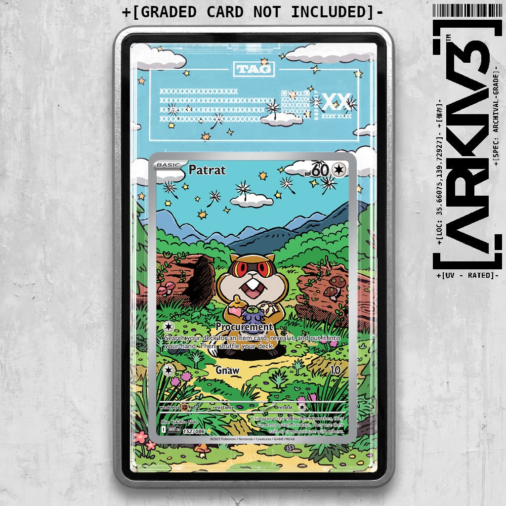 ARKIV3 TAG graded front - Silver