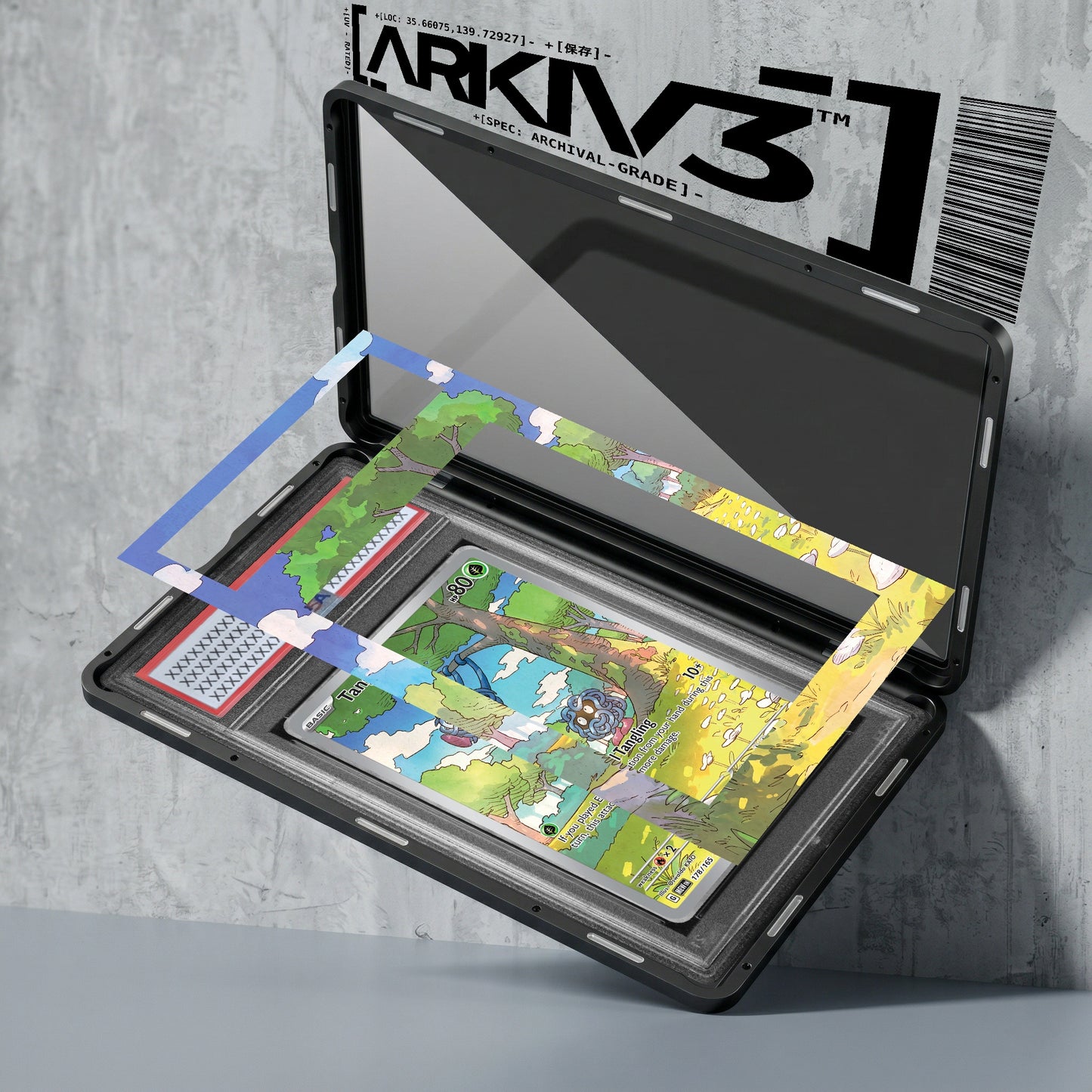 [UNIT: 178/165] // Tangela Extended Art Display Case - Graded