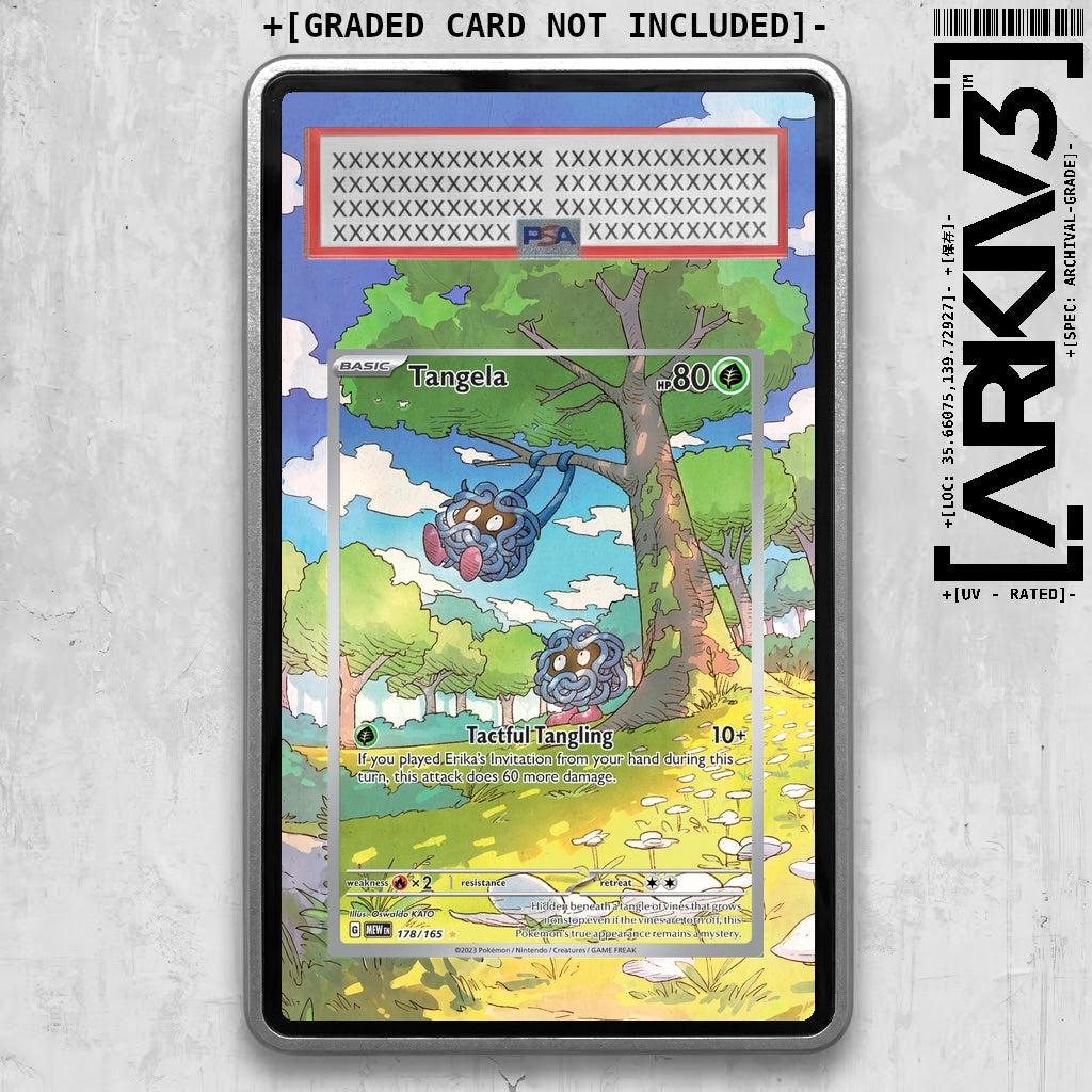 [UNIT: 178/165] // Tangela Extended Art Display Case - Graded