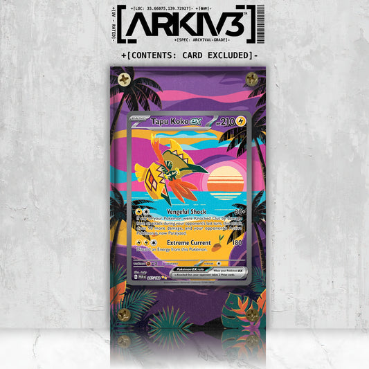 [UNIT: 247/182] // Tapu Koko ex Extended Art Display Case - Raw