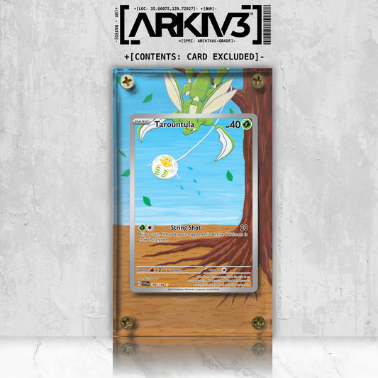 [UNIT: 199/198] // Tarountula Extended Art Display Case - Raw