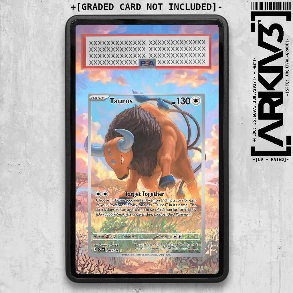 [UNIT: 96/86] // Tauros Extended Art Display Case - Graded