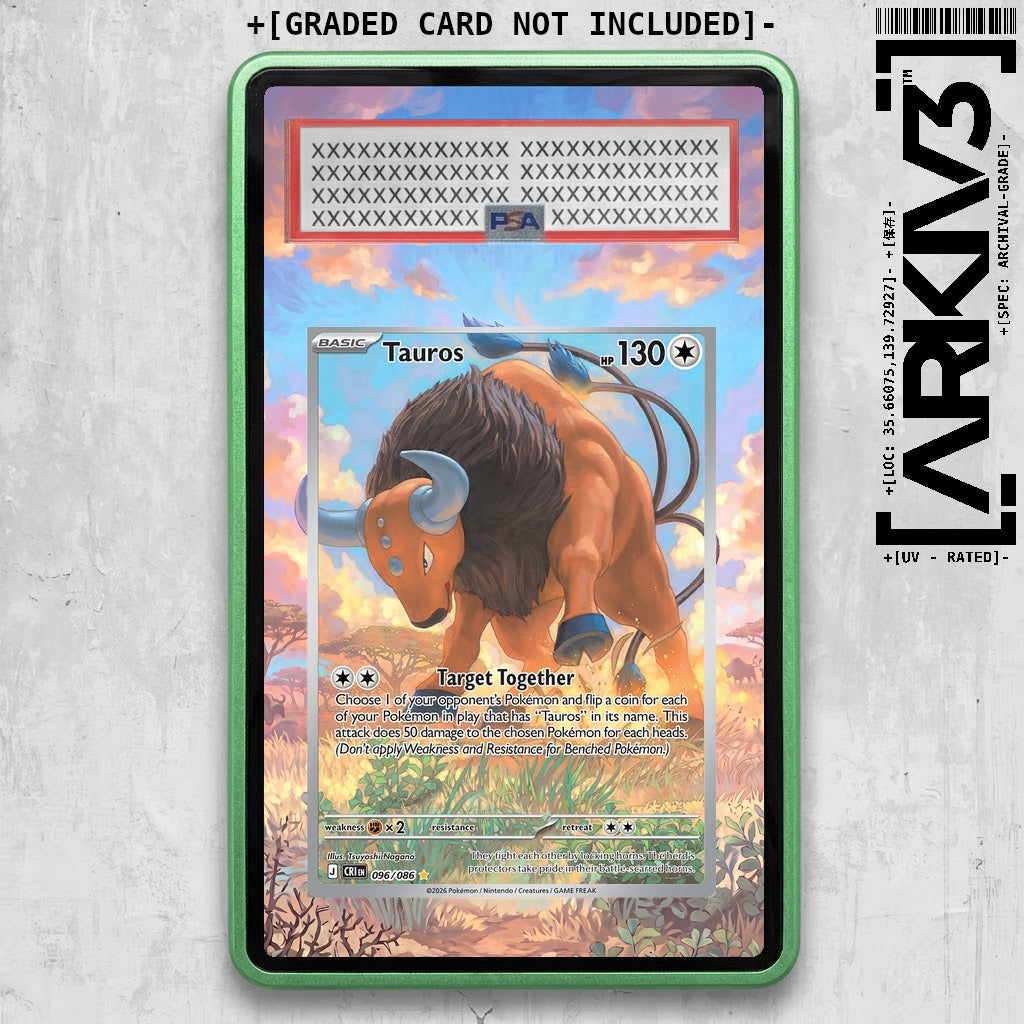 [UNIT: 96/86] // Tauros Extended Art Display Case - Graded