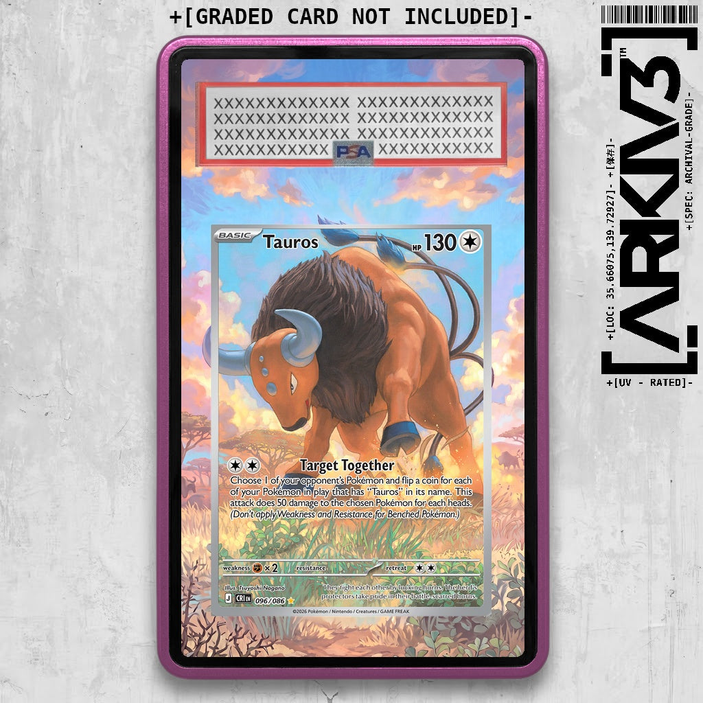 [UNIT: 96/86] // Tauros Extended Art Display Case - Graded