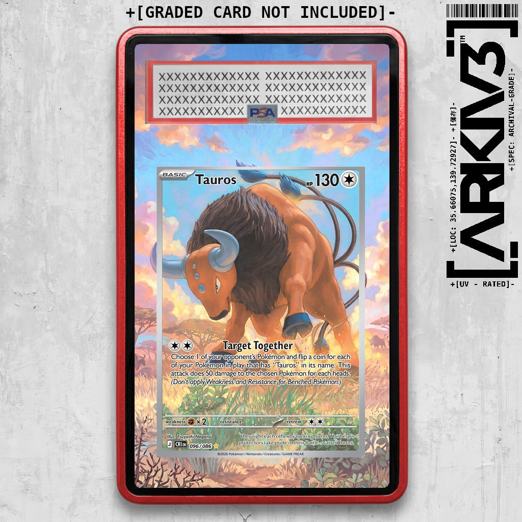 [UNIT: 96/86] // Tauros Extended Art Display Case - Graded