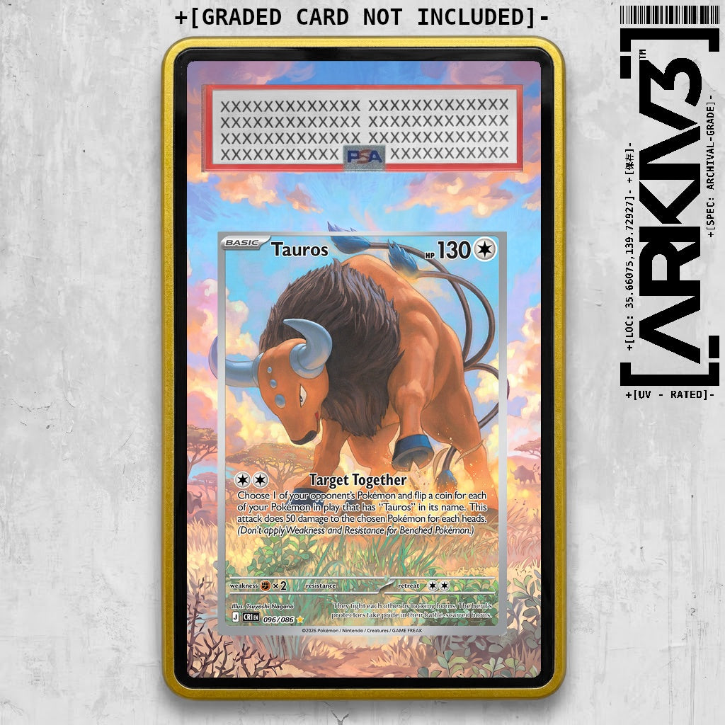 [UNIT: 96/86] // Tauros Extended Art Display Case - Graded