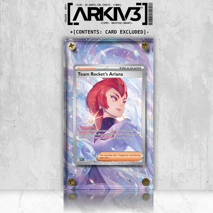 [UNIT: 237/182] // Team Rocket's Ariana Extended Art Display Case - Raw