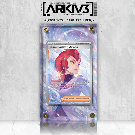 [UNIT: 237/182] // Team Rocket's Ariana Extended Art Display Case - Raw