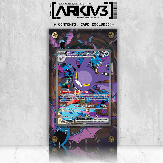[UNIT: 234/182] // Team Rocket's Crobat ex Extended Art Display Case - Raw
