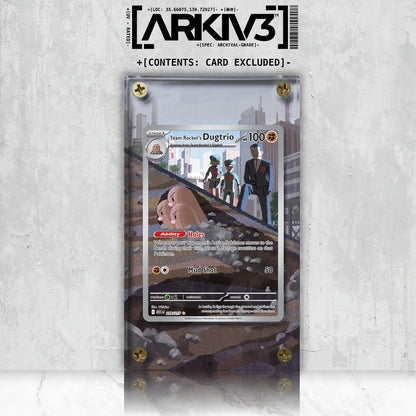 [UNIT: 239/217] // Team Rocket's Dugtrio Extended Art Display Case - Raw