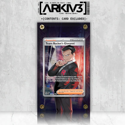 [UNIT: 225/182] // Team Rocket's Giovanni Extended Art Display Case - Raw