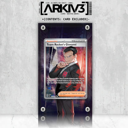 [UNIT: 225/182] // Team Rocket's Giovanni Extended Art Display Case - Raw