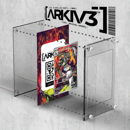 [UNIT: 191/182] // Team Rocket's Houndoom Extended Art Display Case - Raw