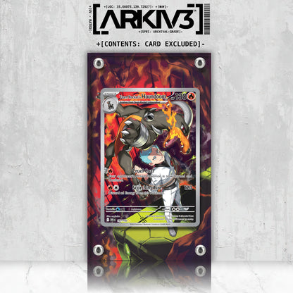 [UNIT: 191/182] // Team Rocket's Houndoom Extended Art Display Case - Raw