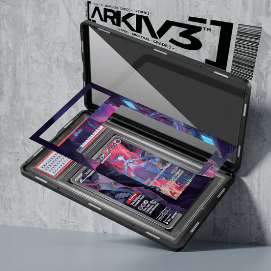 ARKIV3 PSA graded exploded mockup